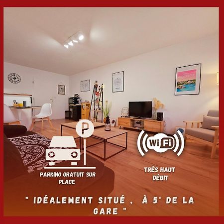 Appartement Cosy Proche Gare - Fibre Optique Et Parking Angoulême Dış mekan fotoğraf